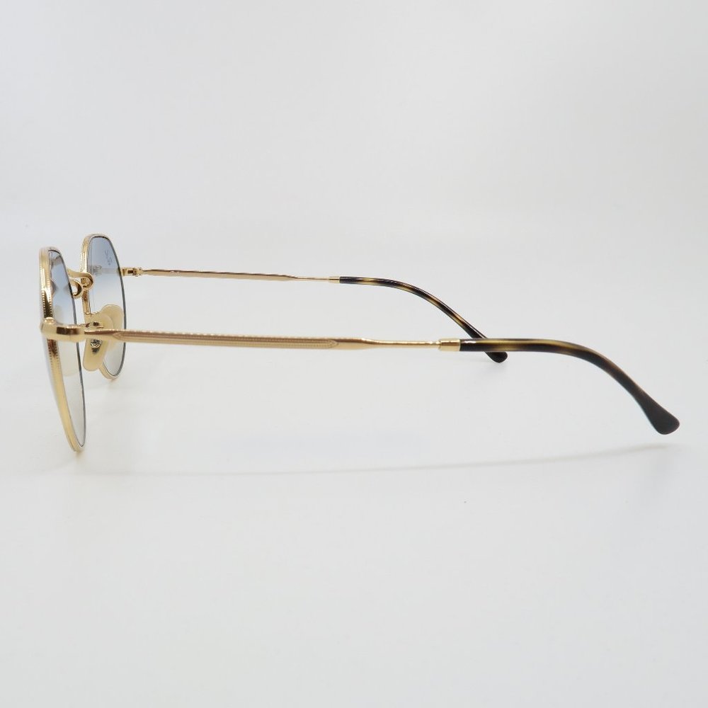 Ray-Ban RB 3565 001/51JACK Gold/Blue-Brown Grdt. - Picture 7 of 9